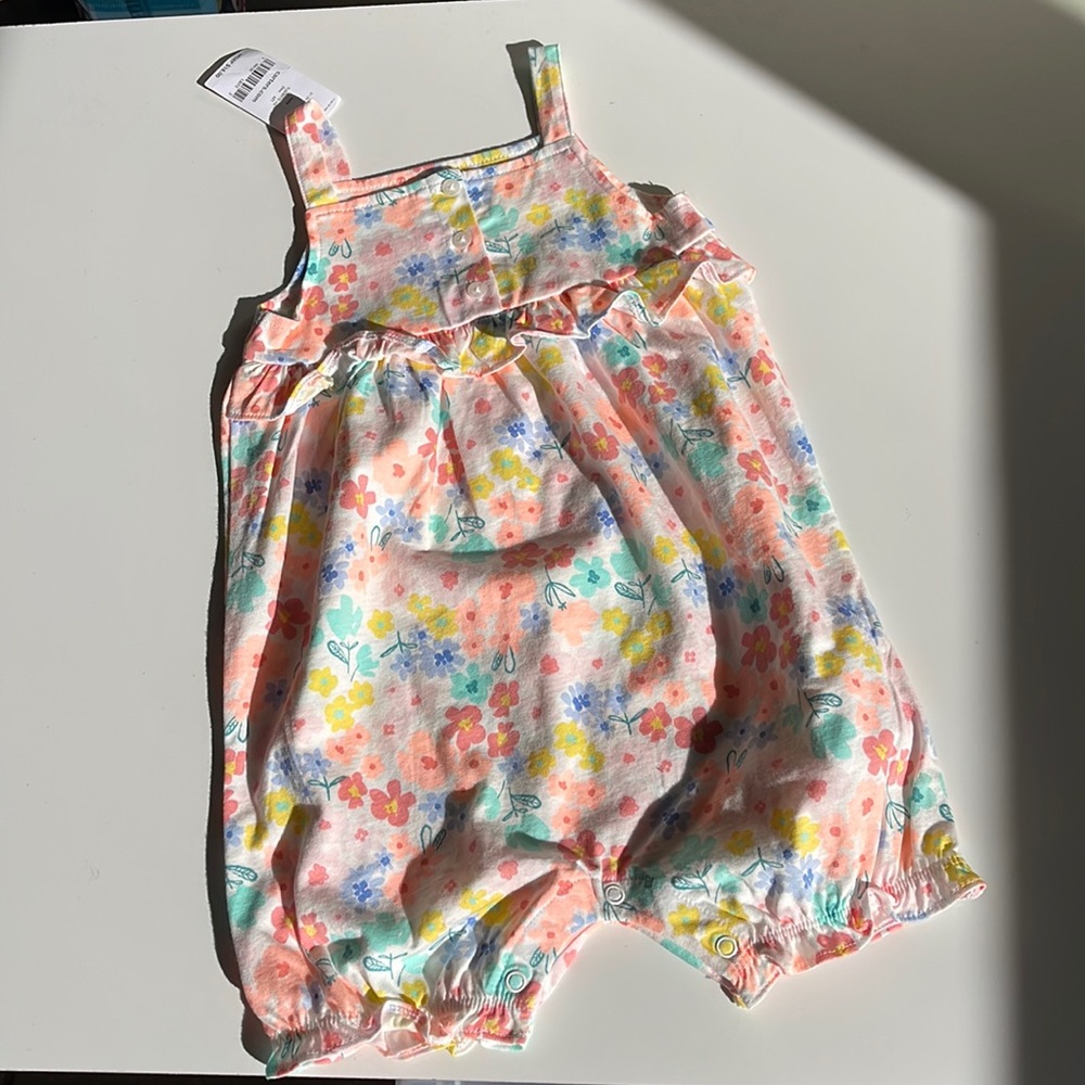 Carter’s floral tank top romper
